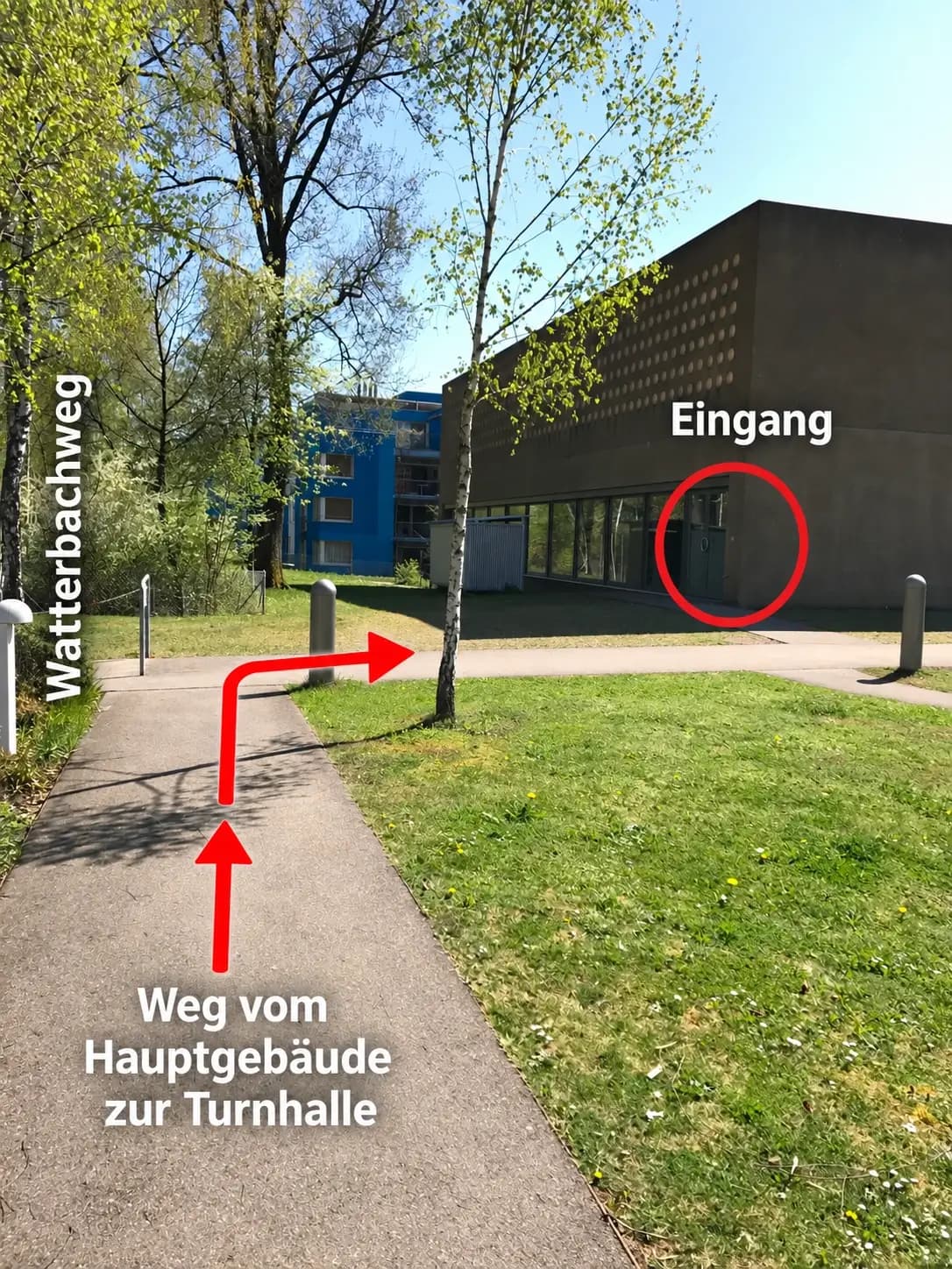 Eingang zur Turnhalle / Yukana Dojo